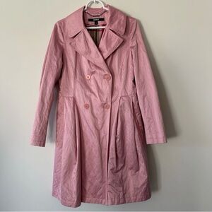 DKNY Pink Trench Coat